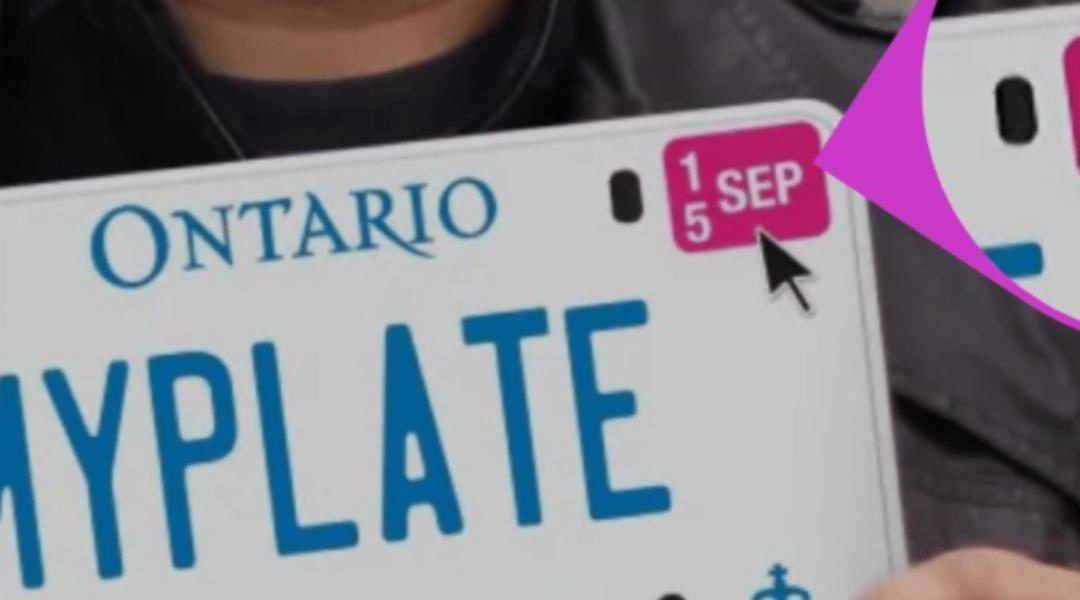 How to renew your license plate sticker in Ontario