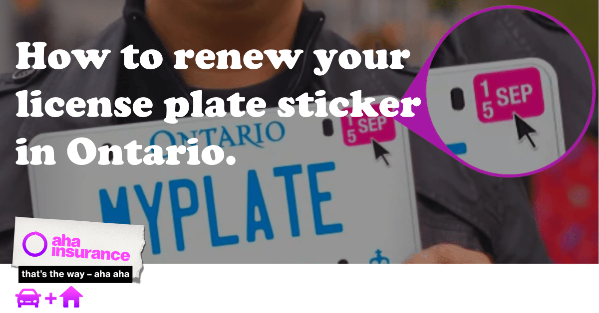 How to renew your license plate sticker in Ontario (online ...