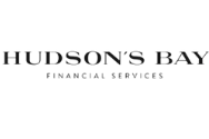 Logo for Hudson's Bay Financial Services in greyscale.